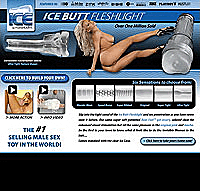 Fleshlight - ICE Butt See and feel backdoor action video